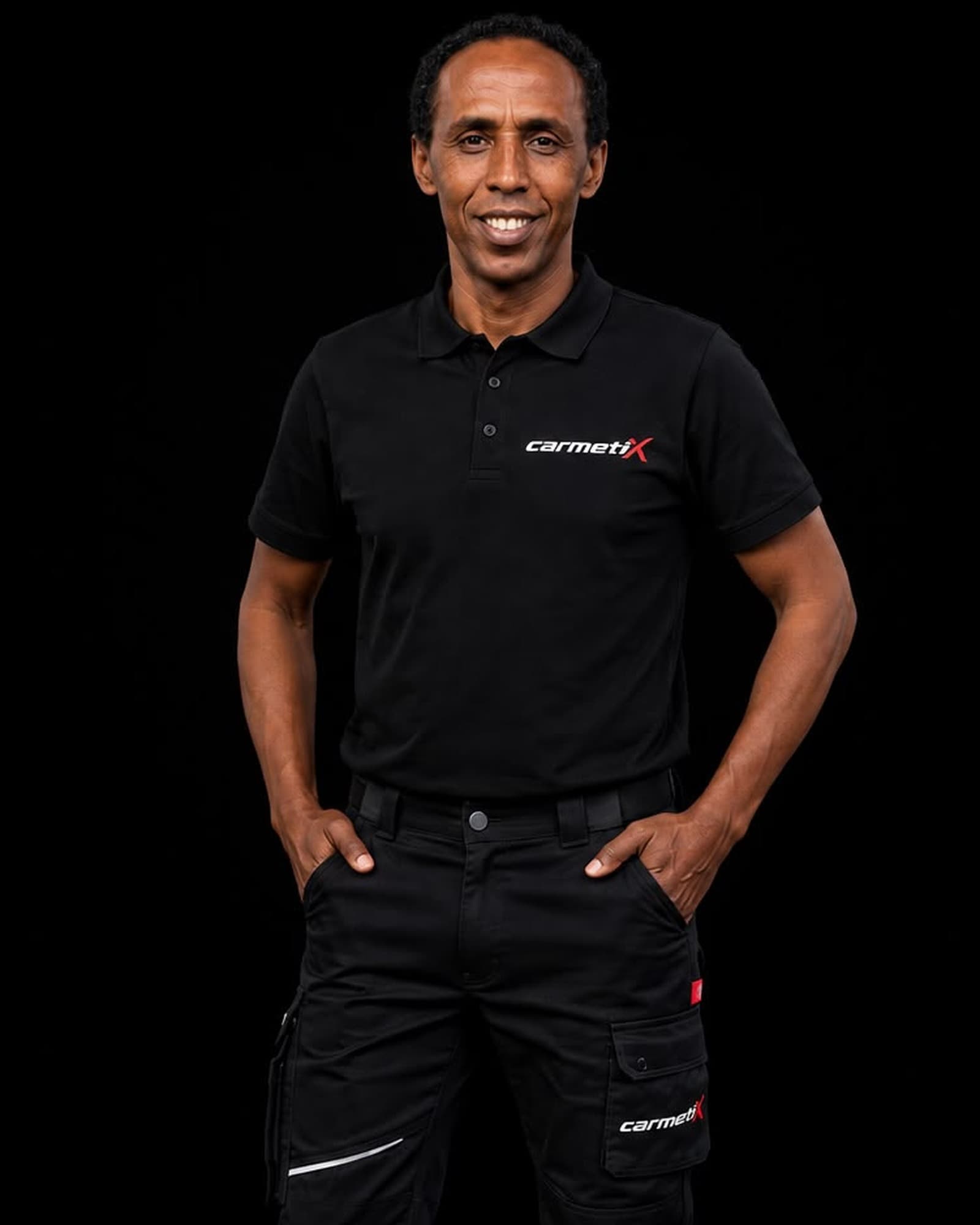 Porträt von Dawit Berhe, Inhaber von Carmetix